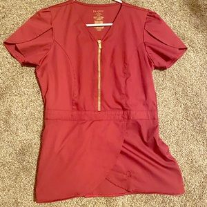 Jaanuu peplum top dark wine small